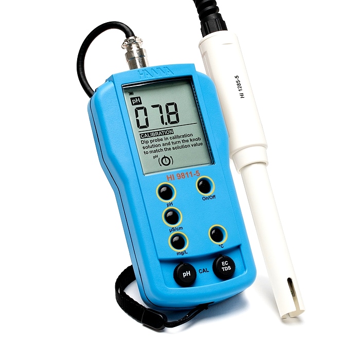 HI9811-5便携式pH-EC-TDS测定仪