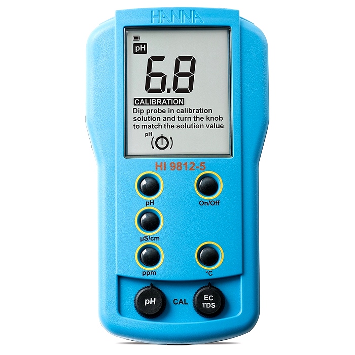 HI9812-5便携式pH-EC-TDS-温度测定仪