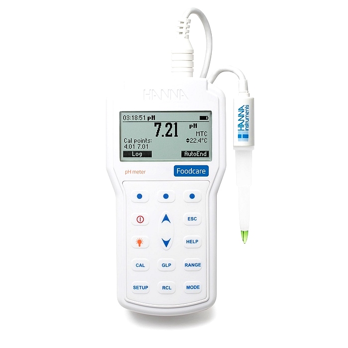 HI98161便携式食品PH-温度测定仪