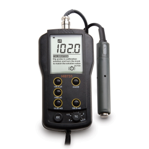 HI8733便携式温度补偿功能电导率EC测定仪